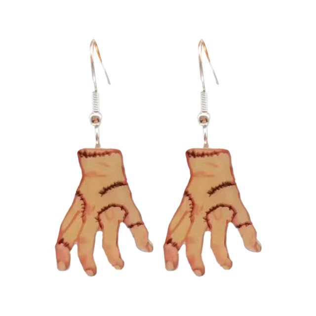 Miercoles Addams Wednesday Addams Acrylic Fun- Creative Earrings Wednesday Earrings Women's Holiday Gift