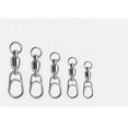 thumbnail image 6 of 50PCS Ball Bearing Fishing Swivel Fast Snap Split Ring 33-220lb Quick Clip Connector, 6 of 10