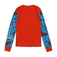 thumbnail image 6 of Hot Wheels Pajamas Toddler Boys' Turbo Charged Tight Fit 2-Piece Sleep Lounge Set, 6 of 7