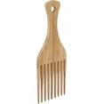 thumbnail image 3 of Peine para el Cabello, Peine Afro Pick Lift de Madera, Peine para Desenredar el Cabello con Dientes Anchos para Trenzas de Peluca, Herramienta para Peinar, 3 of 4