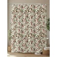 thumbnail image 4 of Christmas Berry Shower Curtain Set, Waterproof Shower Curtains for Bathroom, Xmas Botanical Watercolor Green Red Rustic Washable Fabric Cloth Bath Curtain for Bathtub with Hooks 72x78 Inches, 4 of 6