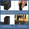 thumbnail image 6 of For Jeep Wrangler JK JL Gladiator JT 07-23 2 Pack Black Bumper Tow Hook Covers, 6 of 9