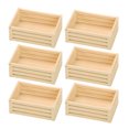 thumbnail image 4 of 6pcs Miniature Basket Decoration For Dollhouse Accessories Tiny For Mini House Supplies 1:12 Scale Mini Basket Decor Miniature Storage Bin, 4 of 8
