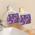 thumbnail image 6 of 6 Packs Neon Little Mushrooms Kitchen Dish Towels Soft Absorbent Dish Cloths 11"x11", 6 of 9