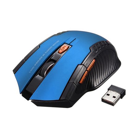 SSBSM 2.4G Wireless 6 Keys 1600DPI Auto Sleep Optical Gaming Mouse Mice for PC Laptop