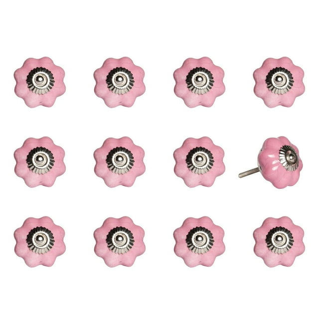 KNOB-IT VINTAGE HANDPAINTED CERAMIC KNOBS (12-Pack) KI1220