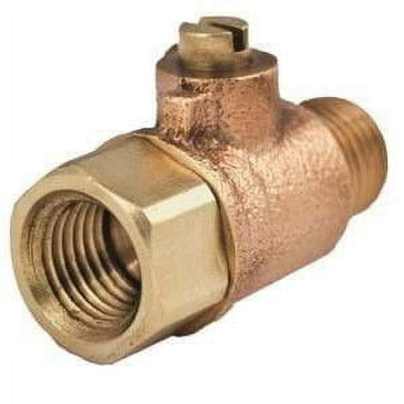 Legend Valve 101-550NL Ball Valve Test Cock 1/4 x 1/8 in FNPT x MNPT Brass 150 psi