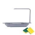 thumbnail image 1 of Cqxid Drain Rack Under $10 New Pattern Adjustable To Fit Any Size Of Sinks Large Capacity Storage Telescopic Sink Storage Rack, 1 of 1