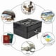 thumbnail image 4 of Caja De Seguridad Portátil De Hierro Para Dinero En Efectivo, Caja De Seguridad Con Cerradura, Almacenamiento De Joyas Para El Hogar Y La Oficina, Color Negro, 4 of 7
