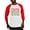 Red/White, variant on CafePress - Introverts Unite Baseball Jersey - Cotton Baseball Jersey, 3/4 Raglan Sleeve Shirt