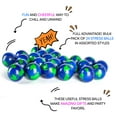thumbnail image 4 of Neliblu 2" Earth Stress Balls, 2 Dozens - Globe Squeeze Ball for Stress Relief, Muscle Relaxation, Therapy - 24 World Stress Balls, Earth Day Gifts and Accessories - Promote Environmental Awareness, 4 of 6