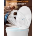 thumbnail image 5 of Kohree Portable RV Toilet with Pedal Flush, 18" Residential Height, Taller& longer Seats, Gravity Flush Camp Toilet with Quiet-Close with Sprayer for RV, Trailer,Motorhome, Trip, 5 of 10