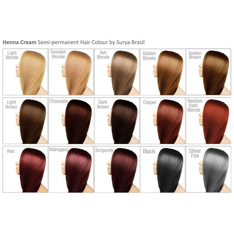 Surya Brasil Products Henna Cream, Light Brown, 2.31 Fl Oz (Pack