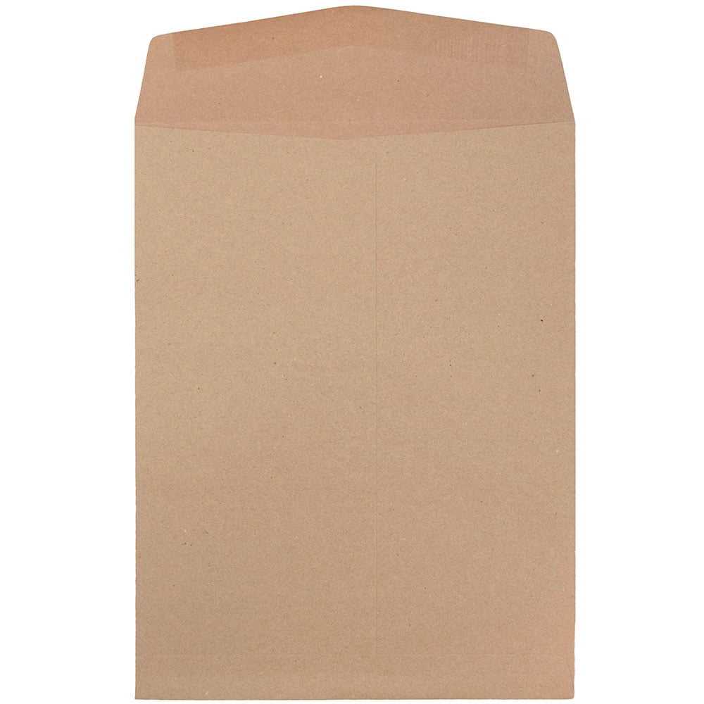 JAM Paper 9 x 12 Catalog Envelopes, Brown Kraft, 50 per Pack