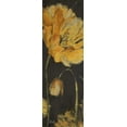 thumbnail image 2 of Pinto, Patricia 13x32 White Modern Wood Framed Museum Art Print Titled - Poppy Garden Panel I, 2 of 4