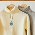 thumbnail image 3 of Collar con colgante de piedra irregular, adorno decorativo hermoso. Azul, 3 of 9
