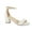 Rose Gold, variant on Jean-08 Fashion Strappy Open Toe Block Low Heeled Dress Sandals (Python, 8)