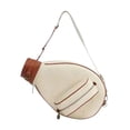 thumbnail image 2 of Bolsas de raqueta de tenis transportando organizador impermeable portátil para adultos multipropósito de adultos bádminton bolsita de hombro ajustable Marrón, 2 of 8