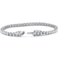 thumbnail image 2 of Pompeii 7 Ct TW Lab Grown Certified Diamond Tennis Bracelet 14K White Gold 7", 2 of 3