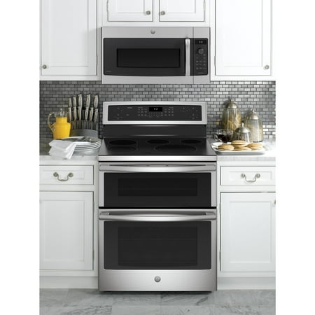 GE Profile - Advantium 30" Built-In Single Electric Convection Over-the-Range Oven with Microwave - Stainless steel