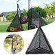 thumbnail image 1 of Secado Triangular Plegable Red De Almacenamiento Triangular Para Exteriores Red De Cesta Colgante De Pvc Para Almacenar Artículos De Tocador Cosméticos Cateissary HA046664-02, 1 of 6