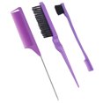 thumbnail image 1 of Juego de peine para barbería BRI 3 uds color morado, 1 of 10