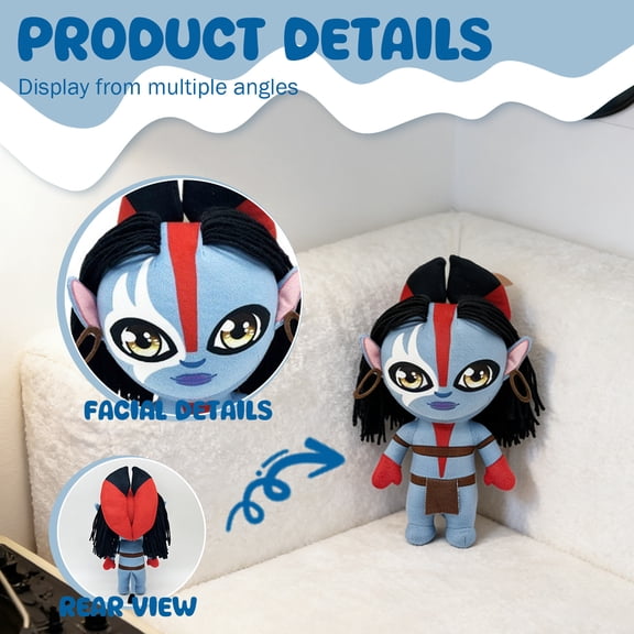 Avatar Varang Plush Toys & Stuffed Animals, 11.4 Inch Avatar 3 Fire and Ash Plushies,  Cute Varang Plushies Soft Toys Birthday Gifts for Movie Fans, Sleeping Dolls, Soothing Toys