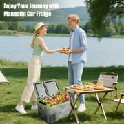 Alpicool XD35 Portable Fridge 12 Volt Car Refrigerator 25 Quart Fast Cooling Freezer for Fishing, Camping, RV, Truck, Boat-12/24V DC