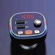 thumbnail image 2 of C20 Car FM Transmitter Dual USB Auto o Player Car BT MP3 Player with Colorful Light Car Driving Handsfree Call Accessory, 2 of 4