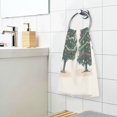 thumbnail image 3 of Yayeee 100% Cotton Hand Towels for Bathroom 16" x 28" Soft Absorbent Kitchen Towel, Hand Drawn Christmas, 3 of 7