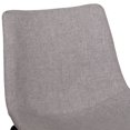 thumbnail image 4 of Asahi Set of 2 Counter Height Upholstered Bar Stools with Metal Legs, 4 of 8