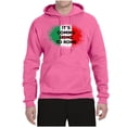 thumbnail image 2 of Wild Bobby, Italian Soccer Its Coming to Rome, Sports, Unisex Graphic Hoodie Sweatshirt, Neon Pink, Small, 2 of 4