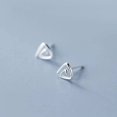 thumbnail image 5 of Generic Pendiente S925 Pendientes De Plata Mujer Moda Coreana Hermoso Triángulo Temperamento Temperamento Mini Garring Pendientes De Mujer brillar Electrónica, 5 of 5
