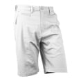 thumbnail image 3 of Ma Croix Mens Essential Chino Stretch Oxford Summer Flat Front Dress Shorts, 3 of 5