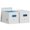 White, variant on File Box with Lid-File Organizer Box Set of 2 Portable Hanging File Box-Decorative Filing Storage Boxes for Office & Home File Cabinet (White, 14 x 9.3 x 10.9 in (2Pack))