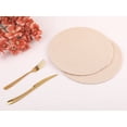 thumbnail image 4 of REGALWOVEN Farmhouse Placemats Set of 4 Cotton Rope Round Placemats for Dining Table Decor Indoor Outdoor Khaki 12*12in, 4 of 7