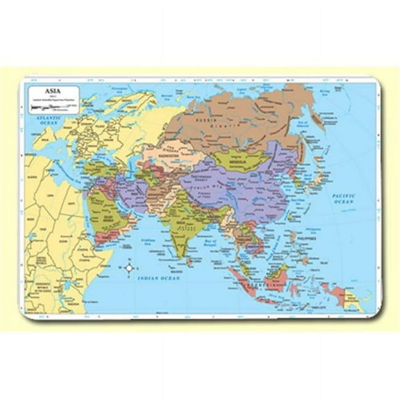 Painless Learning  Asia Placemat - Pack of 4