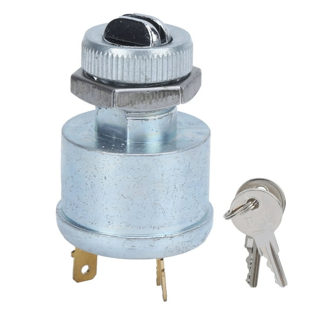 Interruptor de encendido de 3 vías y 4 terminales con 2 llaves 33639G01 de repuesto para EZGO Club Car Jadeshay A
