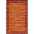 thumbnail image 1 of Unique Loom Autumn Collection Border Casual Rustic Warm Toned Area Rug, 5 x 8 Feet, Terracotta/Burgundy, 1 of 2