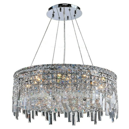 Brilliance Lighting And Chandeliers Glam Art Deco Style Collection 12 Light Chrome Finish Crystal Round Flush Mount Chandelier 24 D X 10 5 H Large Brilliance Lighting And Chandeliers Glam Art Deco Style Collection 12 Light Chrome Finish Crystal Round Flush Mount Chandelier 24 D X 10 5 H Large