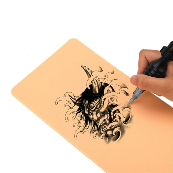 Kokovifyves Beauty Tools 2Mm Thickness Rounded Tattoo Silicone Tattoo Practice Skin 1Pc