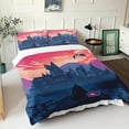 thumbnail image 2 of Harry Potter Duvet Cover Bedding Set, Hogwarts Cartoon 3D Printing Pattern, 2 of 4