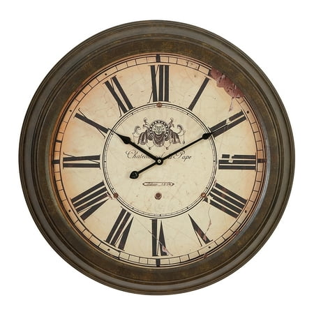 Reel Clock - Metal Wall Clock Dial Makes It Real Antique