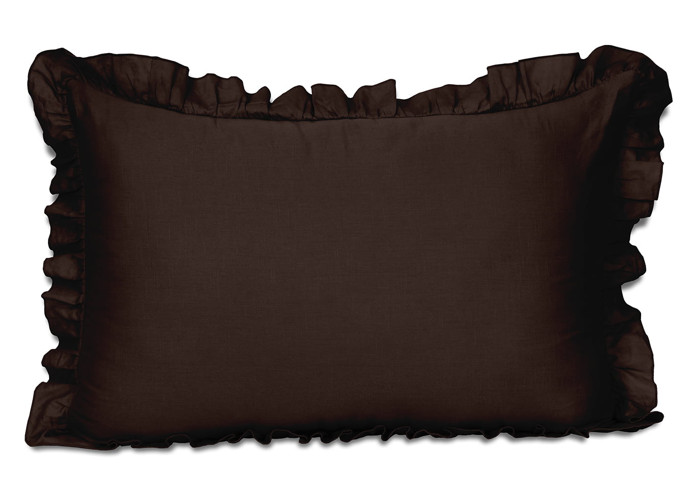 Vargottam Ruffled Pillow Sham Standard 26x20 Cotton Frill Pillow Cases Shabby Chic Farmhouse Decor Pillowcase 