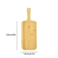 thumbnail image 4 of Wood Cutting Board With Handle Wooden Ecologicals Bamboos Chopping Boards For Pizza Bread Cheese Charcuterie Fruit Vegetables for Kitchen, Slicing, Carving, Ideal Home Cooks, Family Meals, 4 of 7