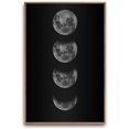 thumbnail image 3 of IDEA4WALL Framed Canvas Wall Art for Living Room, Bedroom Moon Canvas Prints for Modern Home Decoration Ready to Hang, 3 of 4