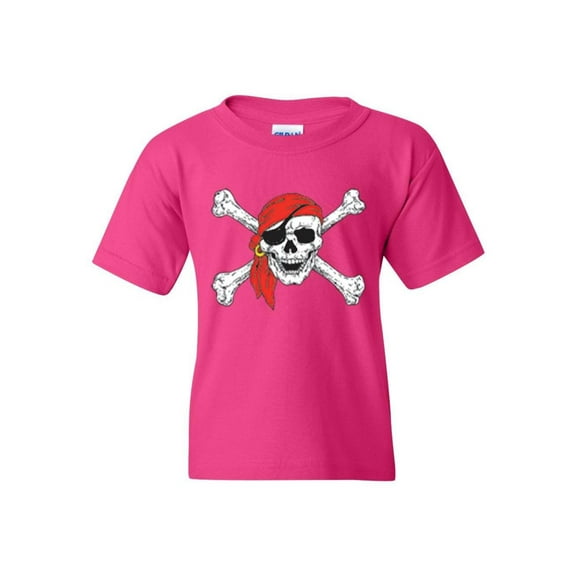 IWPF - Big Girls T-Shirts and Tank Tops - Jolly Roger Skull & Crossbones