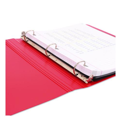 1" Plastic Binder, 3 Rings, 1" Capacity, 11 x 8.5, Randomly Assorted Color | Bundle of 5