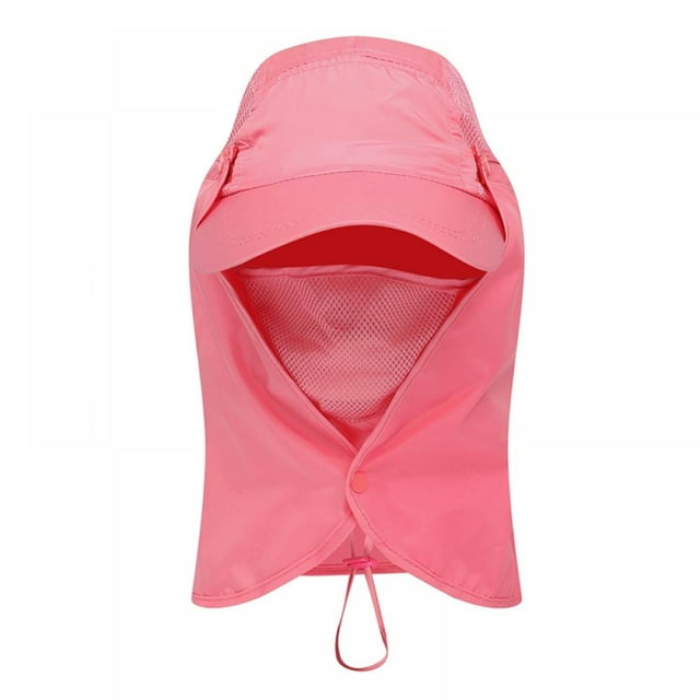 360°Sun Protection Hat Fishing Shade Cap for Men Removable Face Flap Neck Cover for Outdoor Gardening Camping