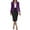 01 Purple, variant on Women's 2 Piece Suit Skirt Set Business Casual Long Sleeve Blazer and Pencil Skirt Suits Work Office Outfits Dressy Elegant Blazer Jackets Matching Sets Work Midi Skirt Suit